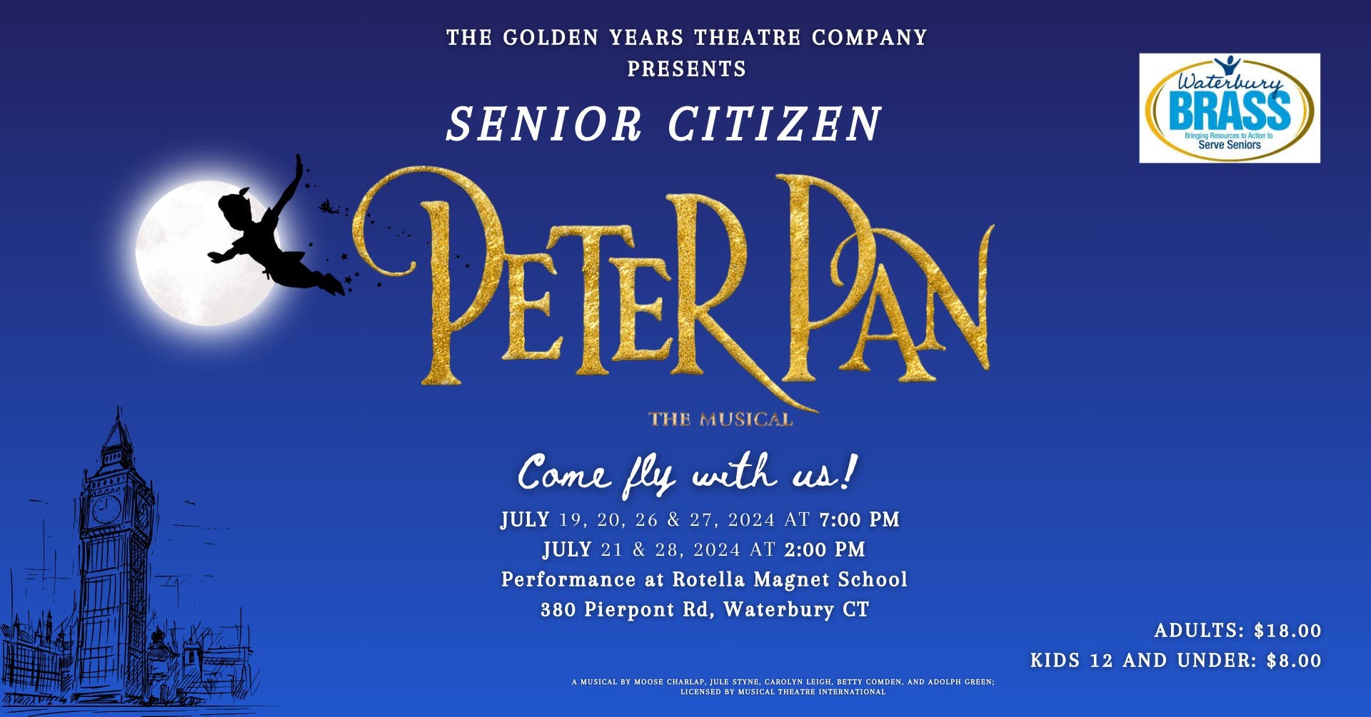 Golden Years Theatre Company's Senior Citizen Peter Pan